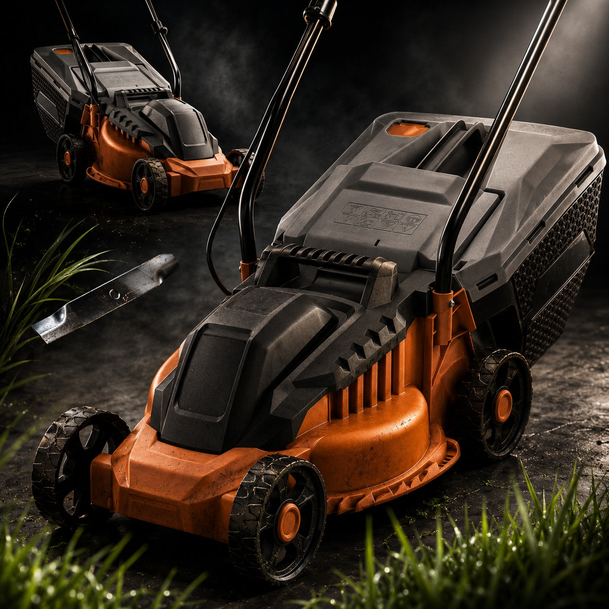 2300W ELECTRIC LAWN MOWER LARGE POWER BASKET 30L 32CM AGILE ONDRAGON Engine power 2300 W
