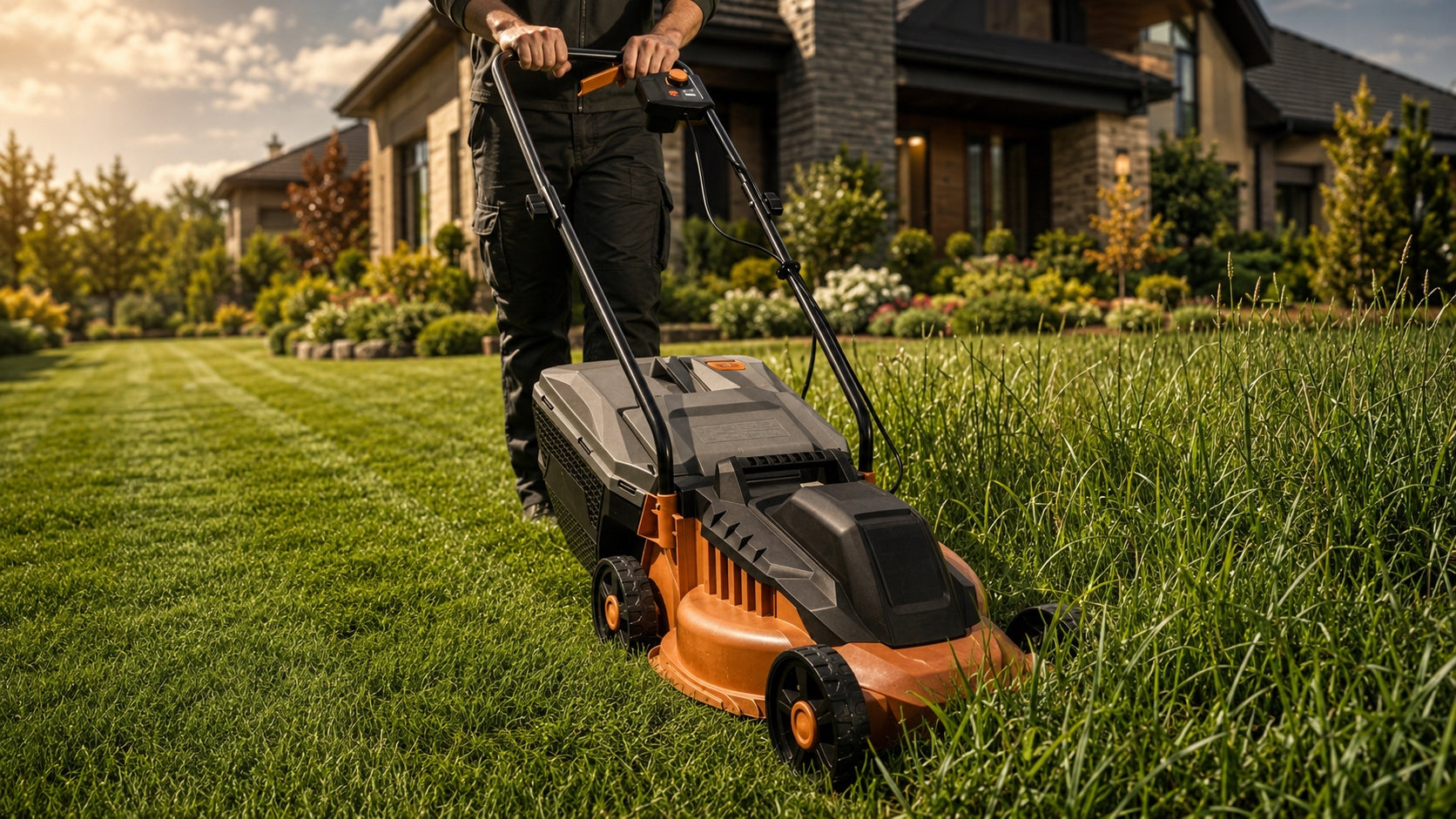 2300W ELECTRIC LAWN MOWER LARGE POWER BASKET 30L 32CM AGILE ONDRAGON Model extremo00023323232