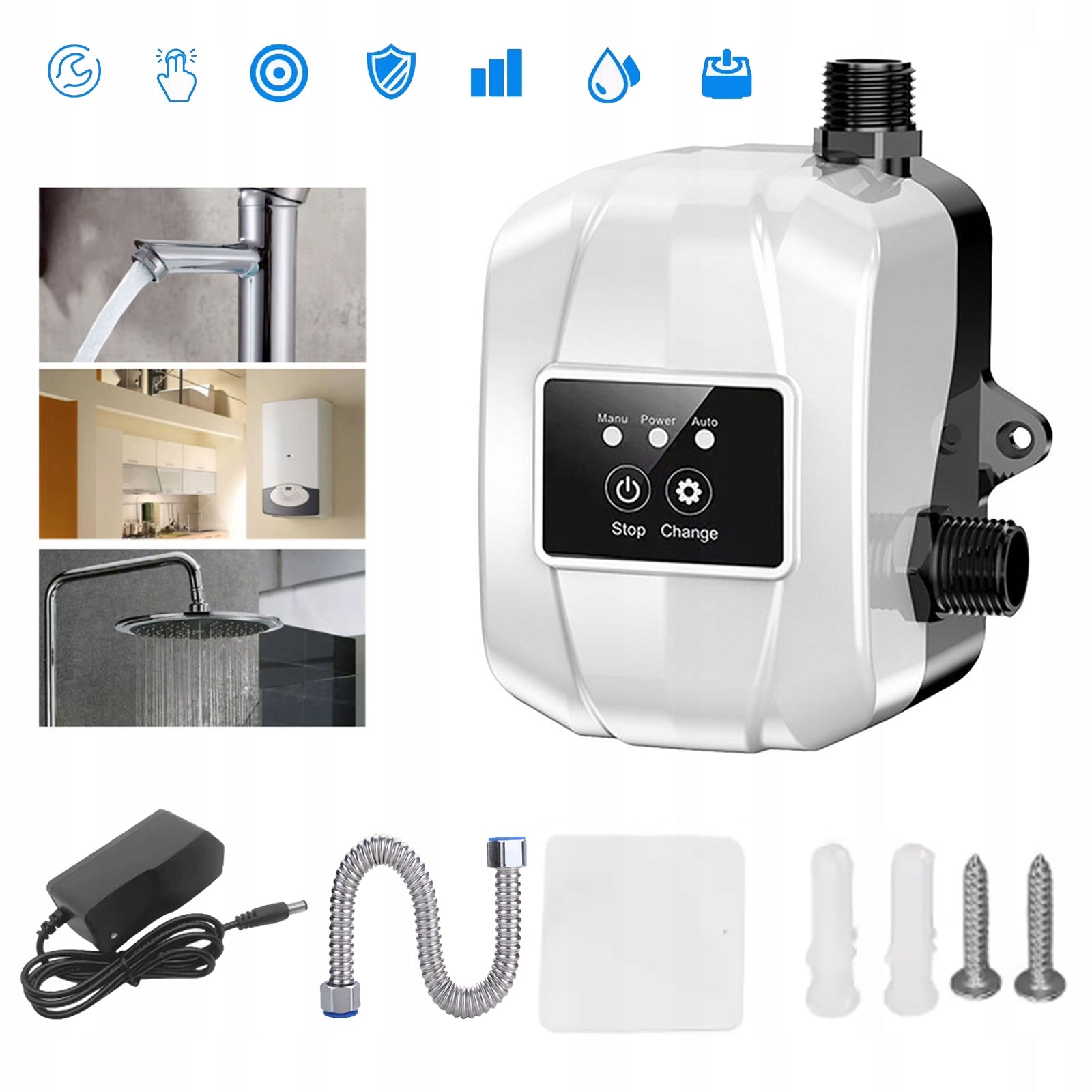 24V 150W Water Pressure Booster Pump Household Automatic