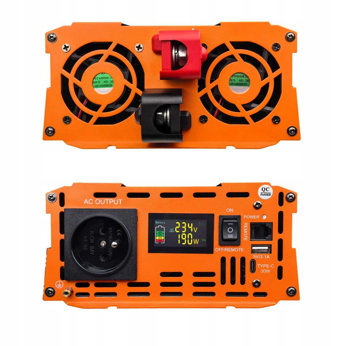24V/230V car inverter Polion 2000W pure sine Packaging status original