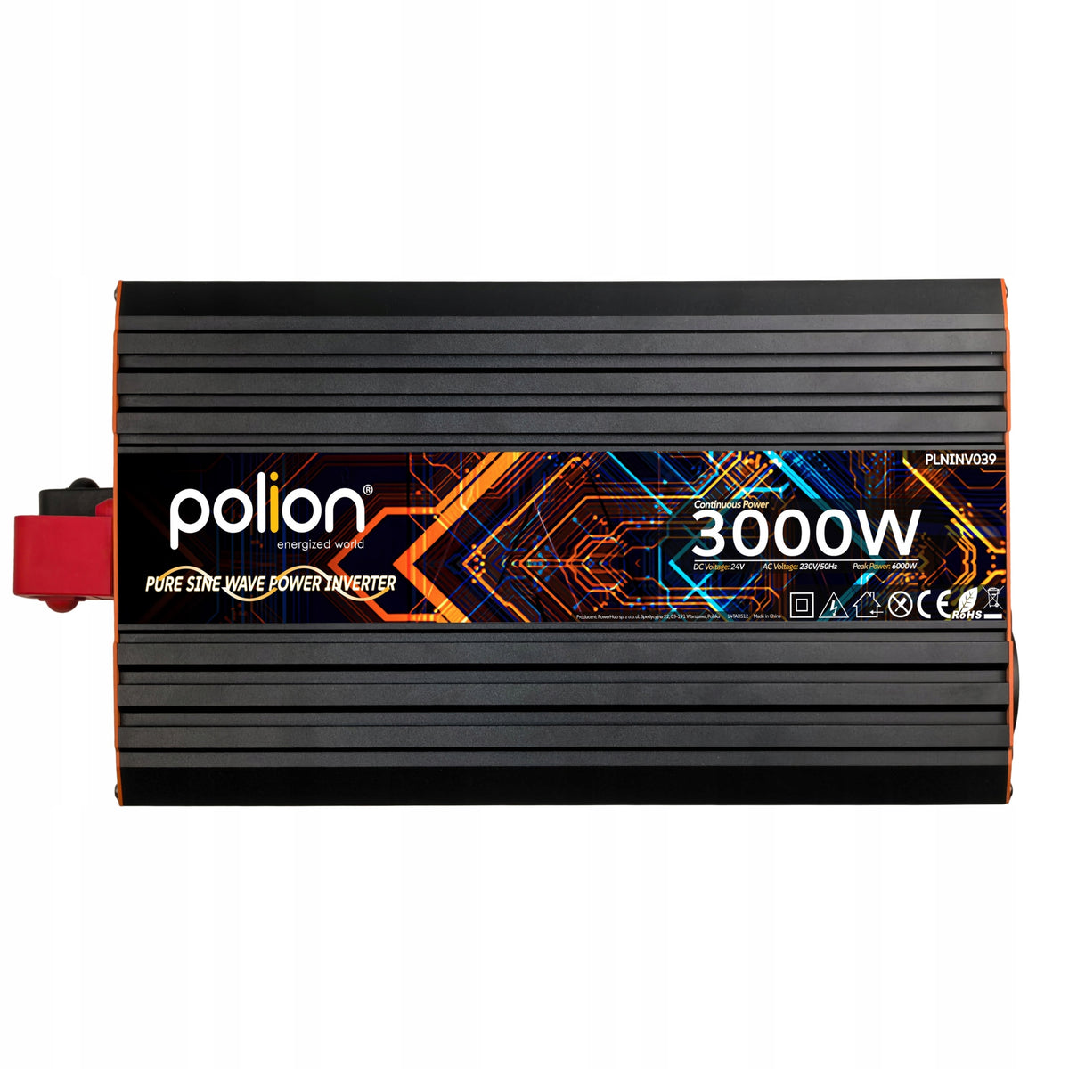 24V/230V car inverter Polion 3000W pure sine Packaging status original