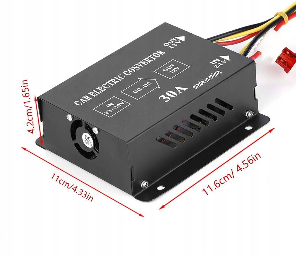 24V TO 12V 30A 240W VOLTAGE REDUCER CONVERTER Packaging status original