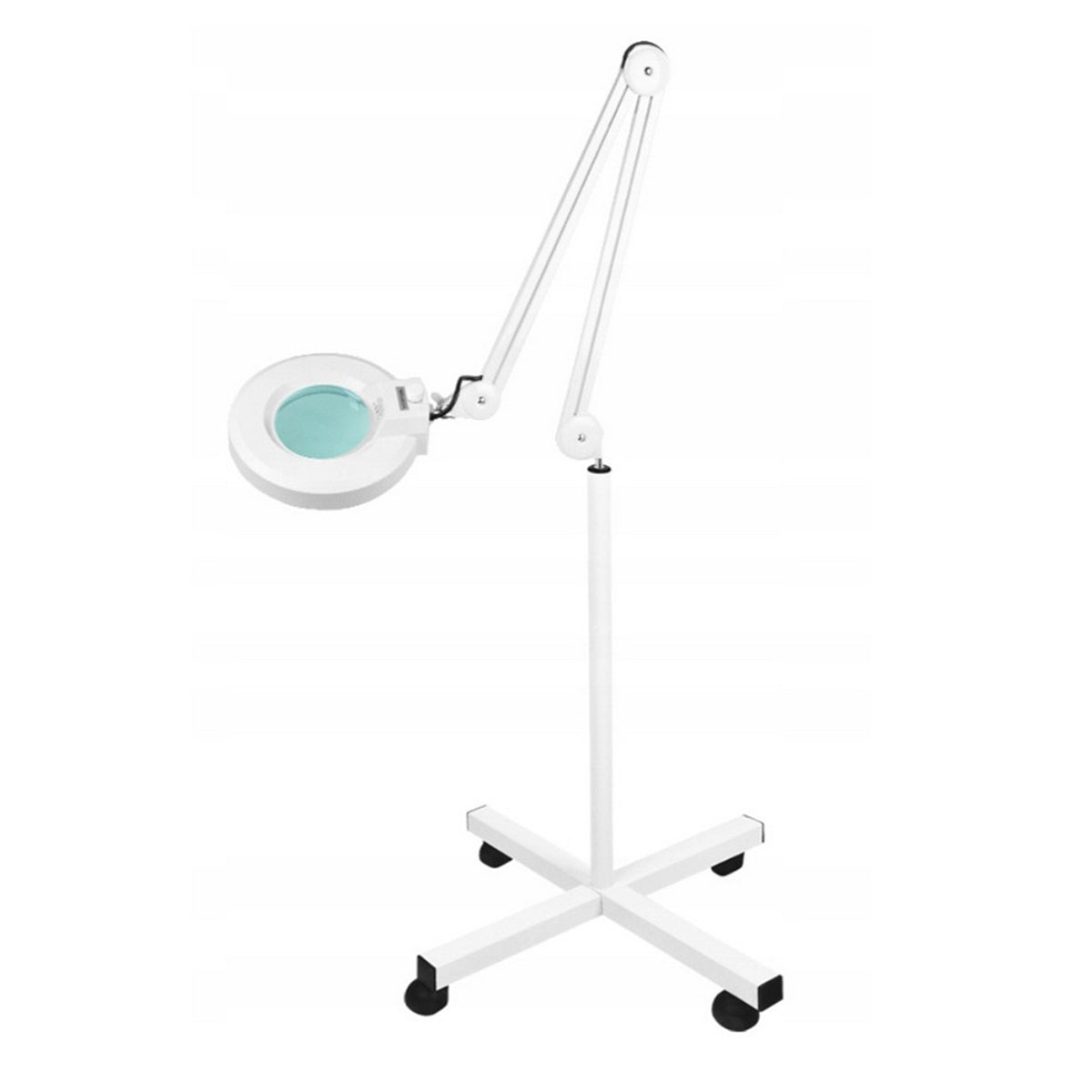 24W LED Cosmetic Lamp on Tripod WHITE Floor MAGNIFIER Packaging status original