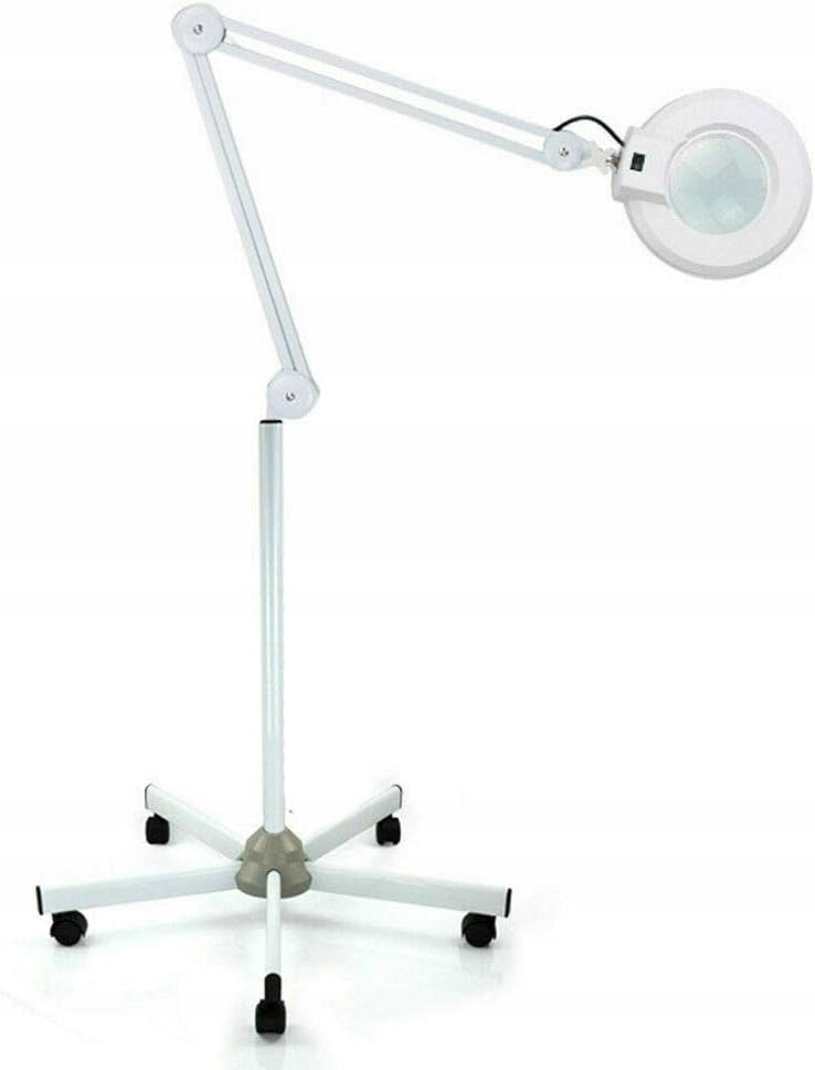 24w LED Lamp Eight-Times Magnifying Glass Five-Legged Floor Lamp