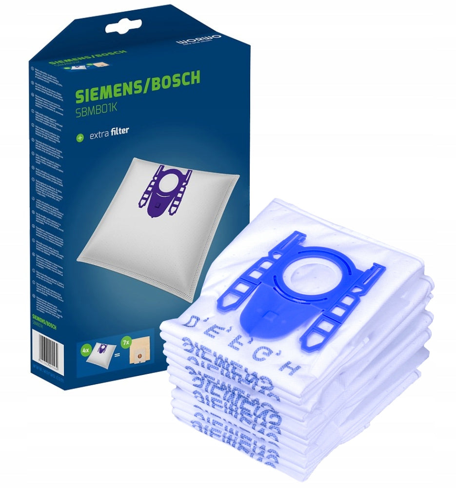 24x BOSCH GL-20 GL30 GL45 Compaxx SIEMENS TYPE D E F G H vacuum cleaner bags Manufacturer code 24 worki SBMB01 + filtry + zapach