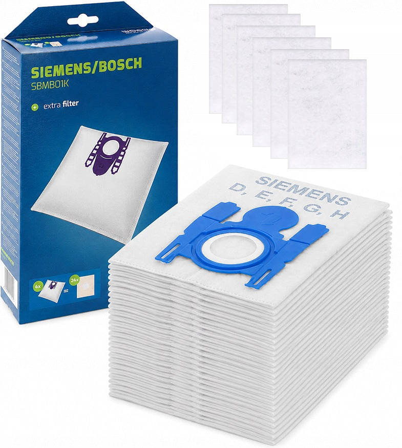 24x BOSCH GL-20 GL30 GL45 Compaxx SIEMENS TYPE D E F G H vacuum cleaner bags