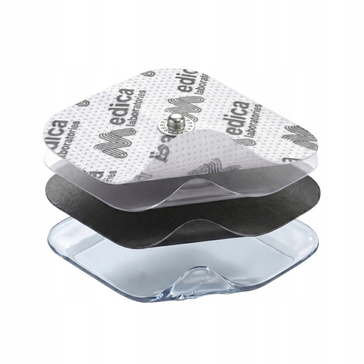 24x GEL ELECTRODES FOR ELECTROSTIMULATION 5x5 PADS TENS EMS (SNAP) Manufacturer code ML-S-01