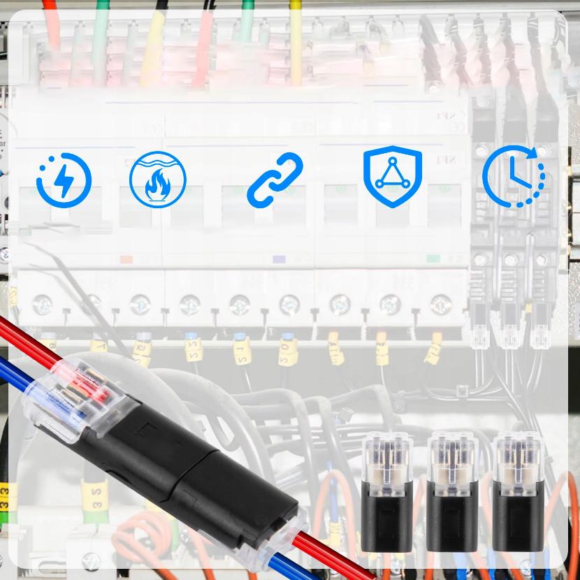 24x Quick Connection Connector D2 Snap Cable Connector Manufacturer code 9324657850186