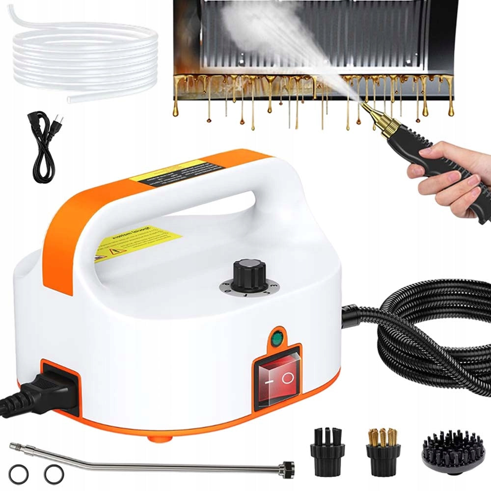 2500W HIGH PRESSURE STEAM CLEANER FOR CAR CARPET BATHROOM KITCHEN