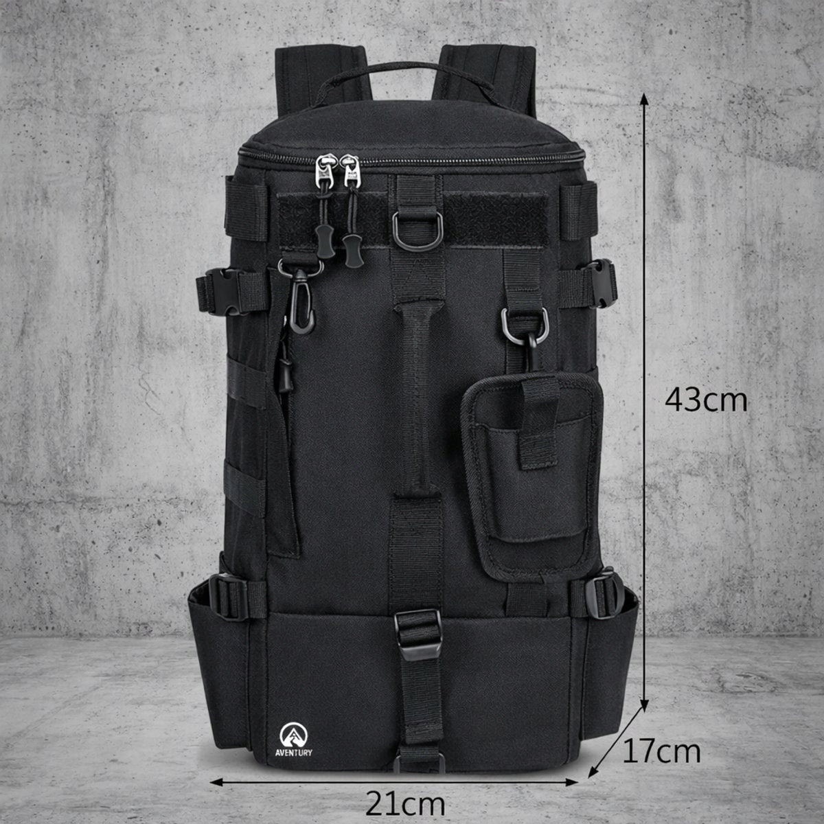 25L Fishing Backpack - Lure Bag with Rod Holder - Tackle Backpack Manufacturer code HT10419642