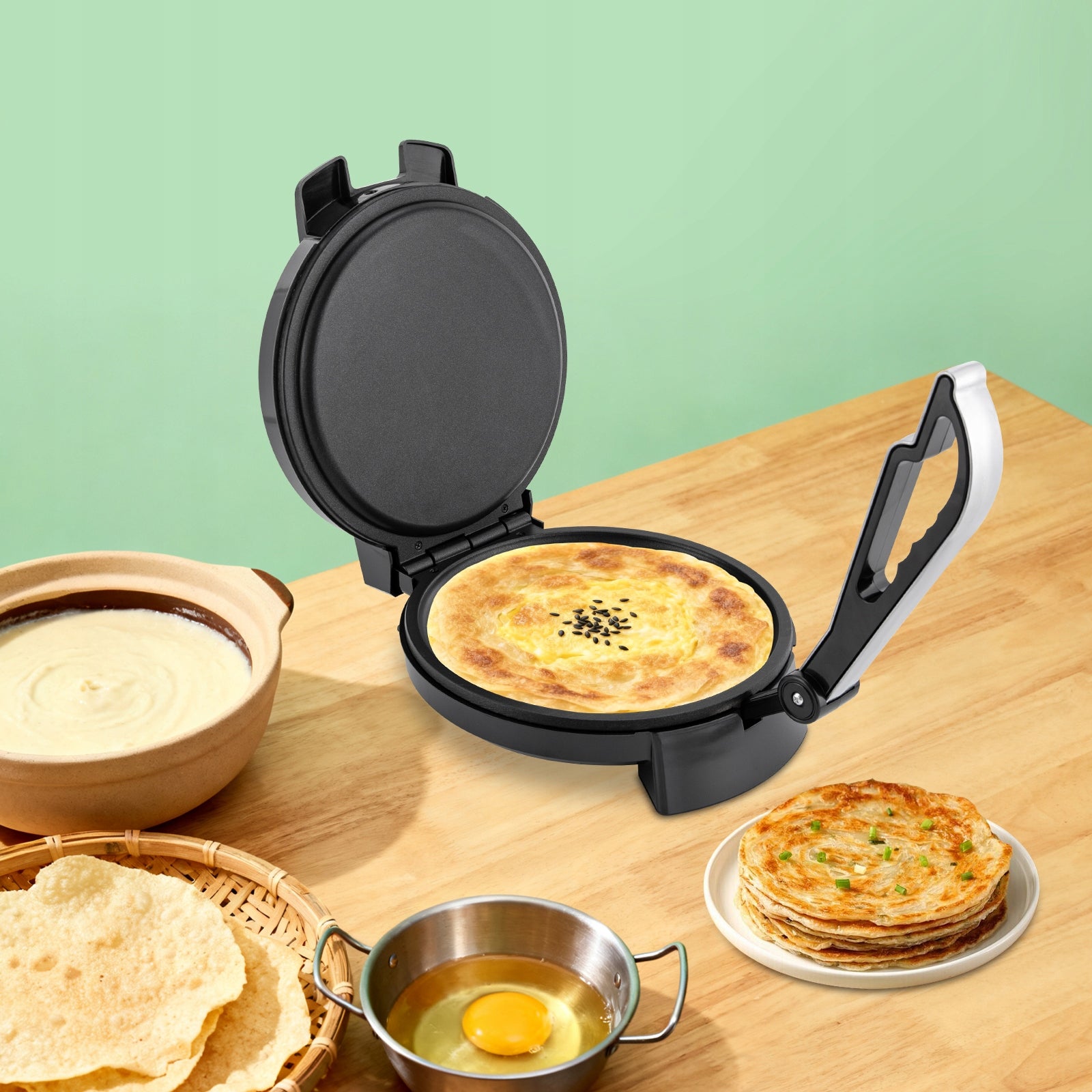26*34*19.5CM PANCAKE MAKER 1200W Packaging status original