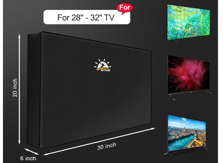 28" TV COVER- 32" DUSTPROOF TV COVER WATERPROOF Packaging status original