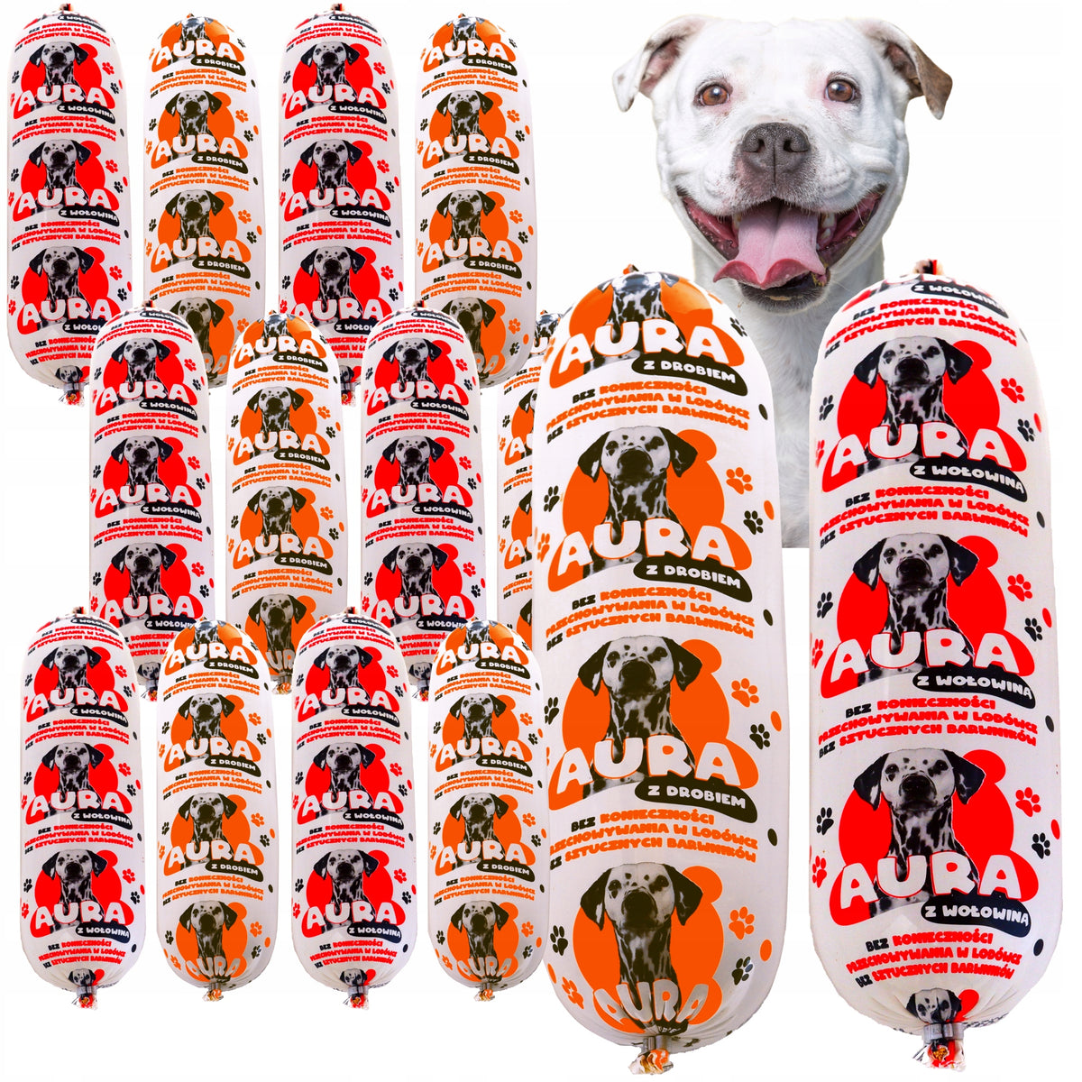 29x1kg Dog food bar BEEF POULTRY 80% PREMIUM MEAT + FREEBIE Packaging status original