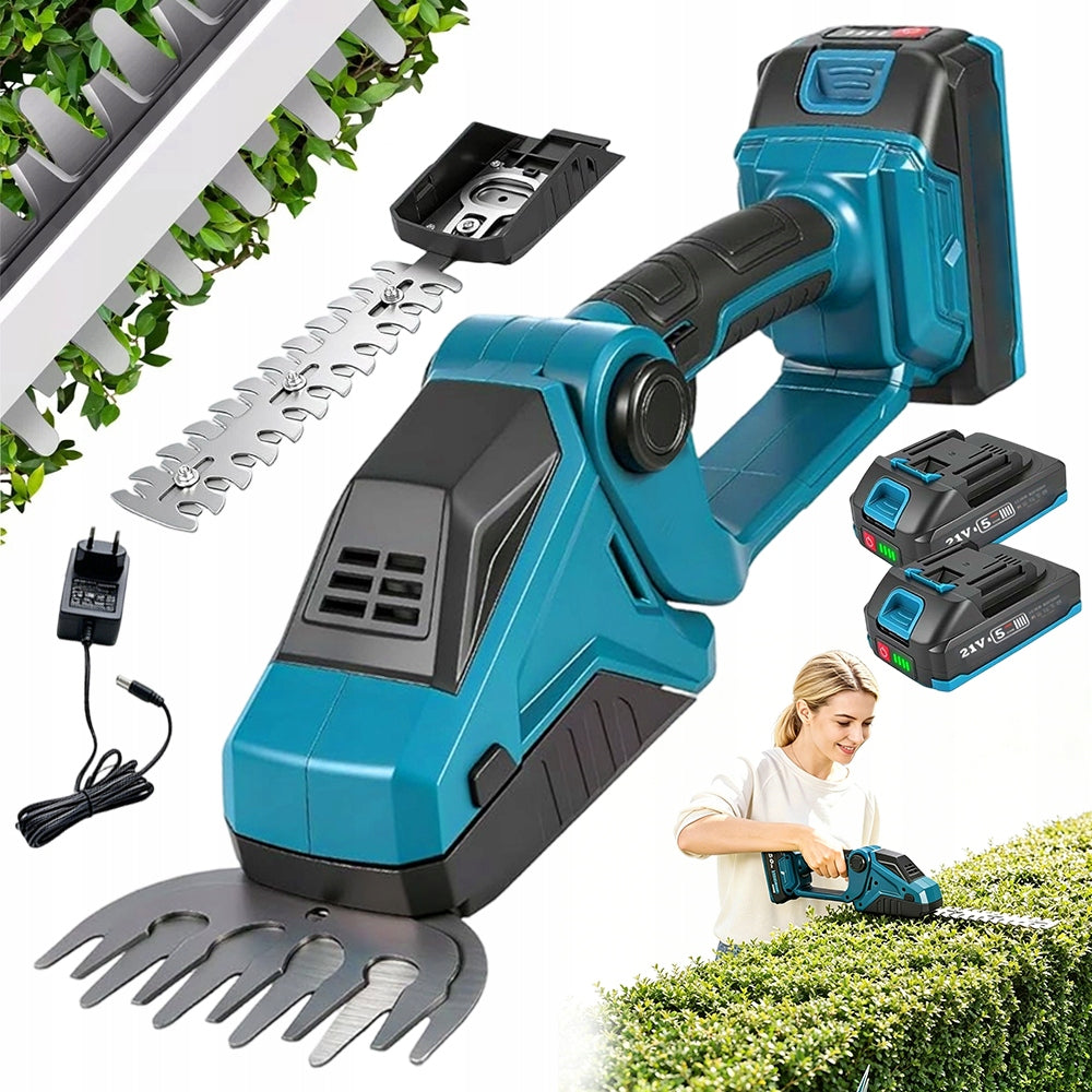 2IN1 CORDLESS HEDGE MACHINE ELECTRIC SHEARS 280W SK5 +2AKU