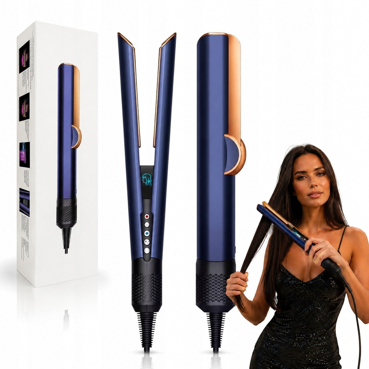 2IN1 DRYING STRAIGHTENER FOR WET AND DRY HAIR 1300W ADJUSTABLE