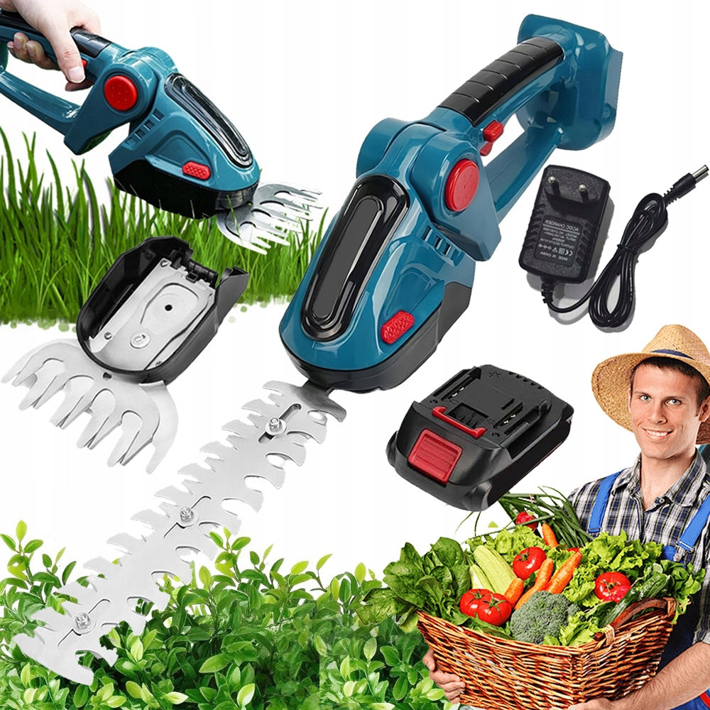 2IN1 ELECTRIC SHEARS POWERFUL 500W FAST CUTTING 15000RPM CORDLESS