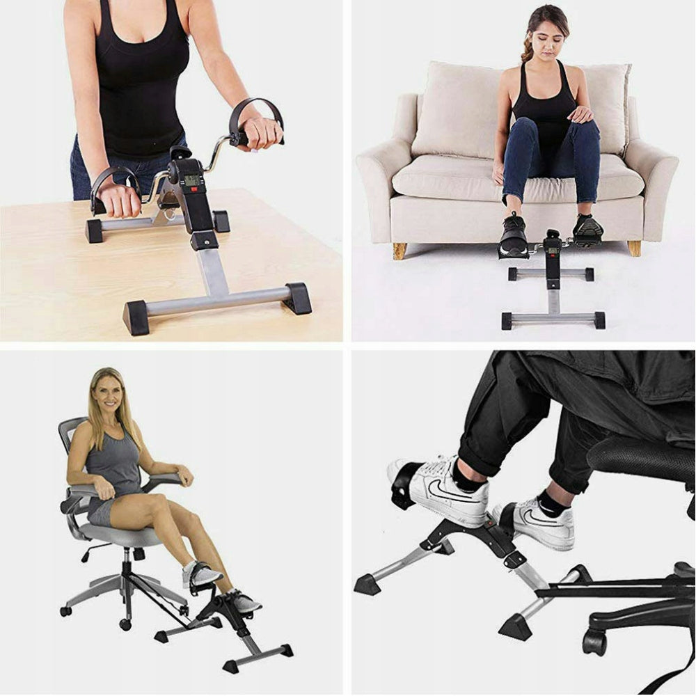 2IN1 FOLDING MINI EXERCISE BIKE WITH COUNTER FOR EXERCISE AT HOME Manufacturer code ROWEREK TRENINGOWY ROTOR ROWER REHABILITACYJN