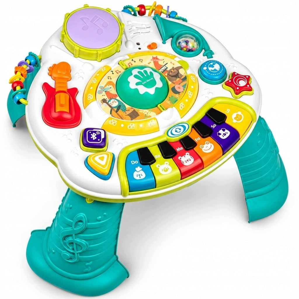 2IN1 INTERACTIVE TABLE EDUCATIONAL BLUETOOTH LED MUSIC PANEL CHILDREN