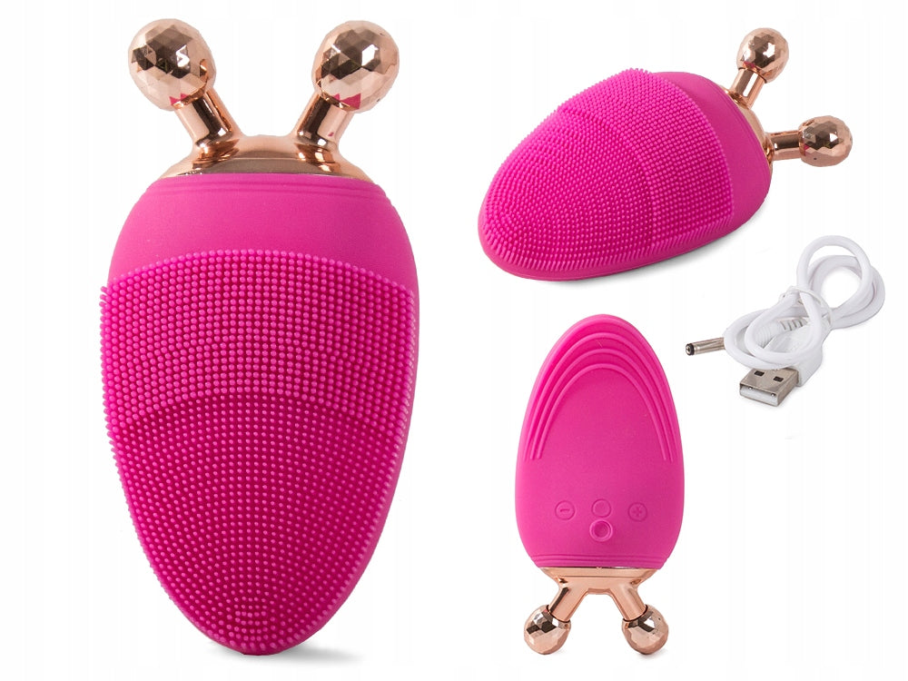 2IN1 SONIC FACIAL CLEANING BRUSH 3D BALL ROLLER SMOOTHES Manufacturer code 15761