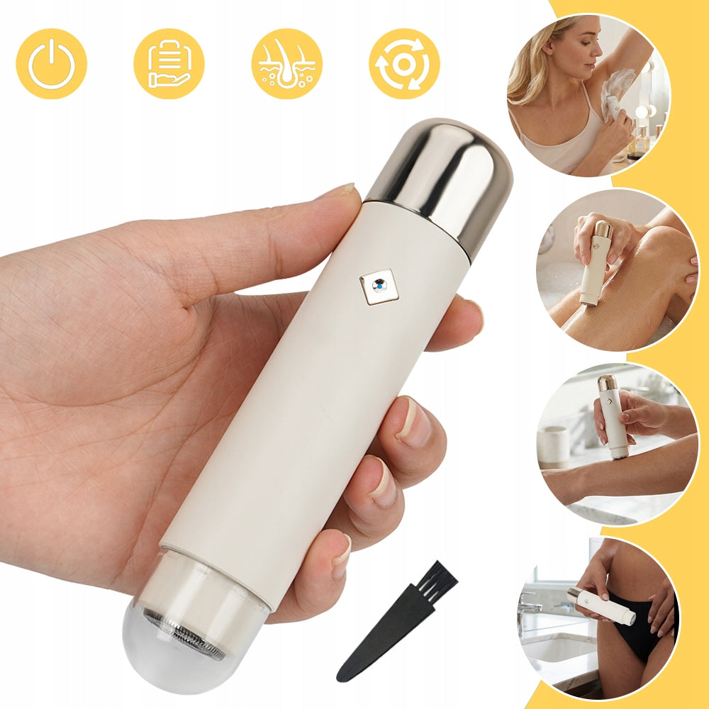 2IN1 WOMEN'S BODY SHAVER BIKINI LEG ARMPIT CORDLESS WATERPROOF Manufacturer code GOLARKA DWUGŁOWICOWA DAMSKA