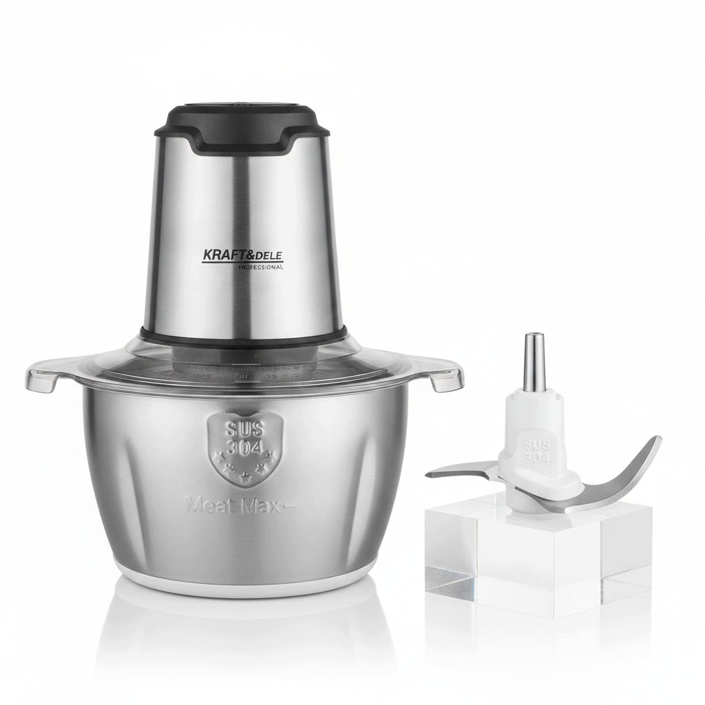 2L 1000W ELECTRIC SHREDDER FOR MEAT AND VEGETABLES STEEL BOWL Manufacturer code ROZDRABNIACZ DO WARZYW I MIĘSA