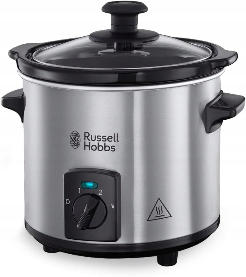 2L 145W ELECTRIC SLOW COOKER WITH GLASS LID AND HEATING FUNCTION