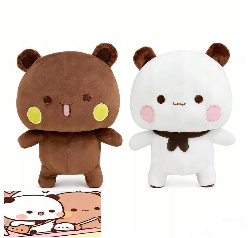 2PCS Bubu And Dudu Plush Panda Bear Kawaii TOY FOR COUPLES FOR GIFT 22CM