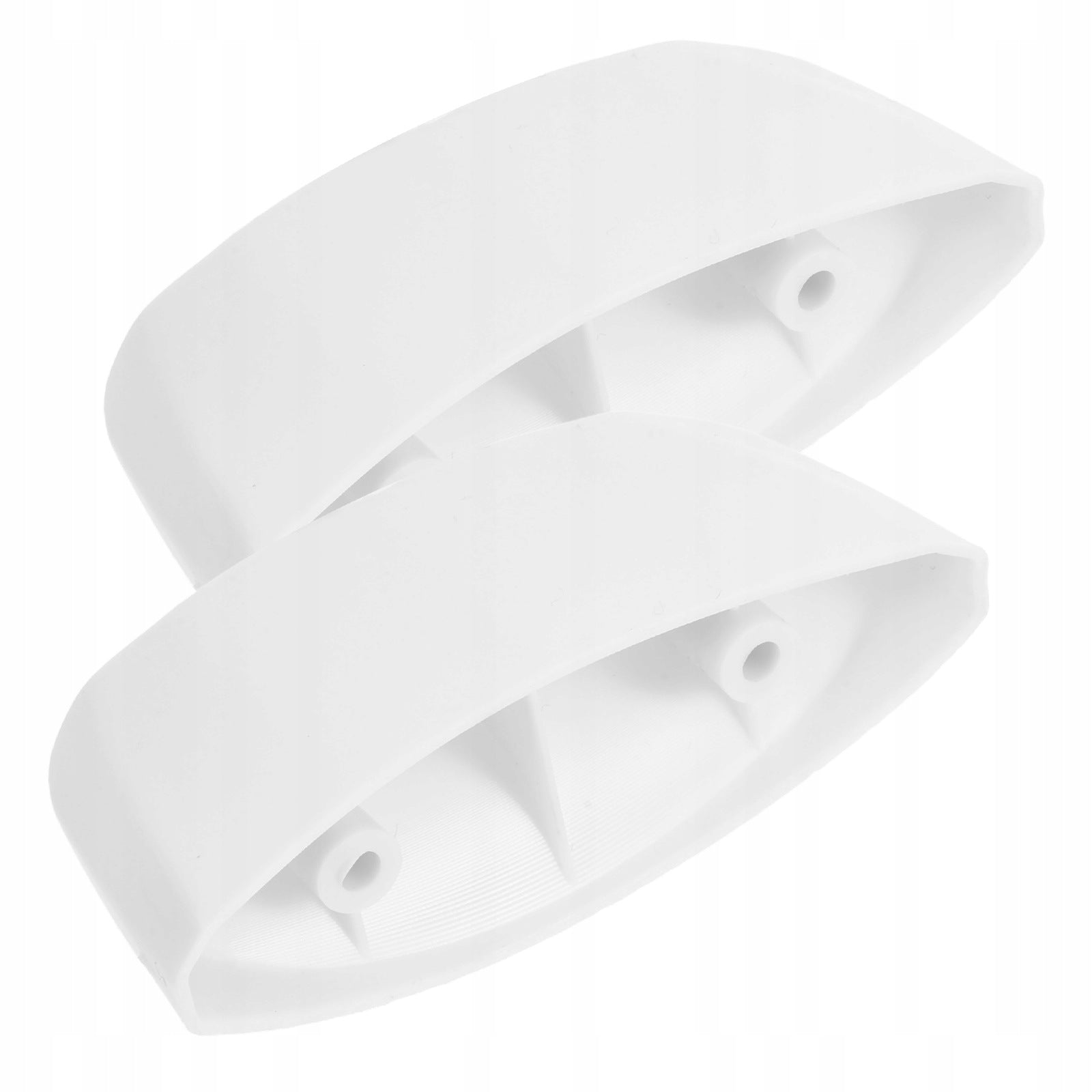 2PCS EASY INSTALL WHITE REPLACEMENT STEAMER HANDLES ACCESSORY Dominant color white