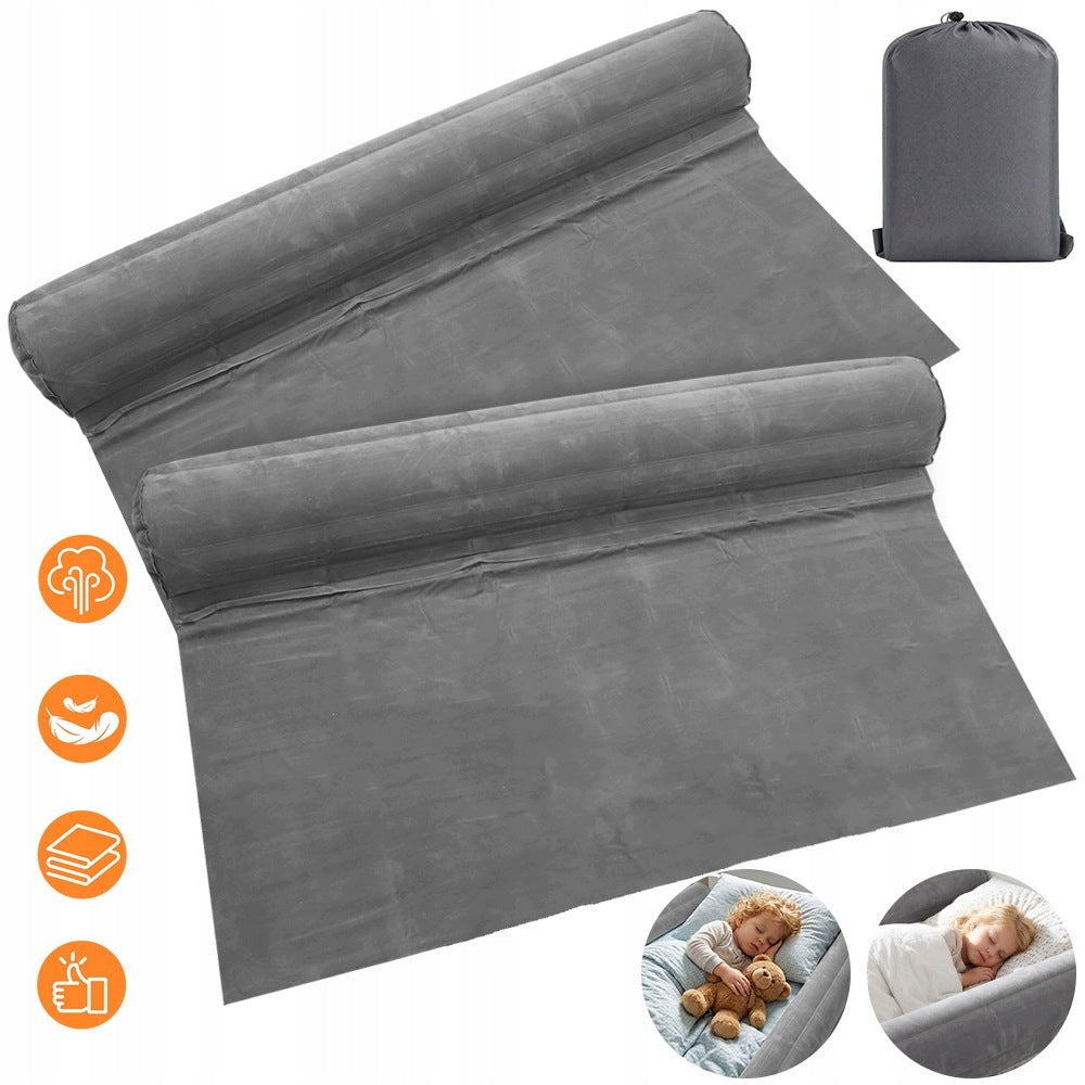 2PCS INFLATABLE BARRIER 125X57CM PROTECTIVE FOR BABY BED WITH BAG Packaging status original