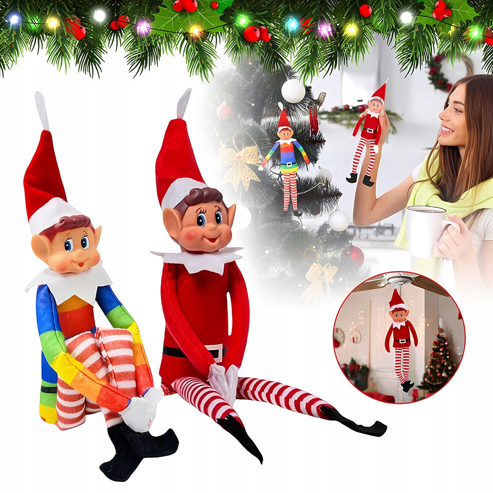 2PCS Mischievous Gnomes 40cm – Soft Advent Figurines, Fun for Kids