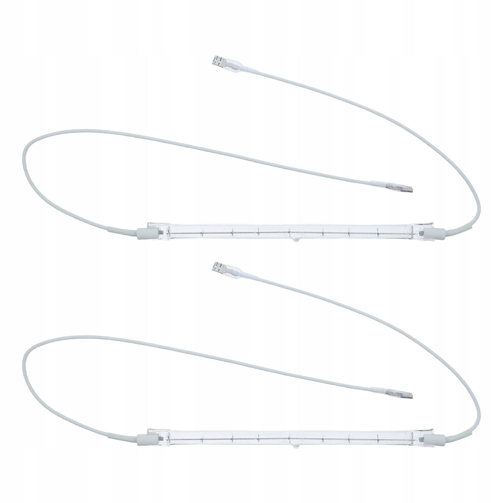 2Pcs Universal Oven Round Heating Tube Lamp Replacement