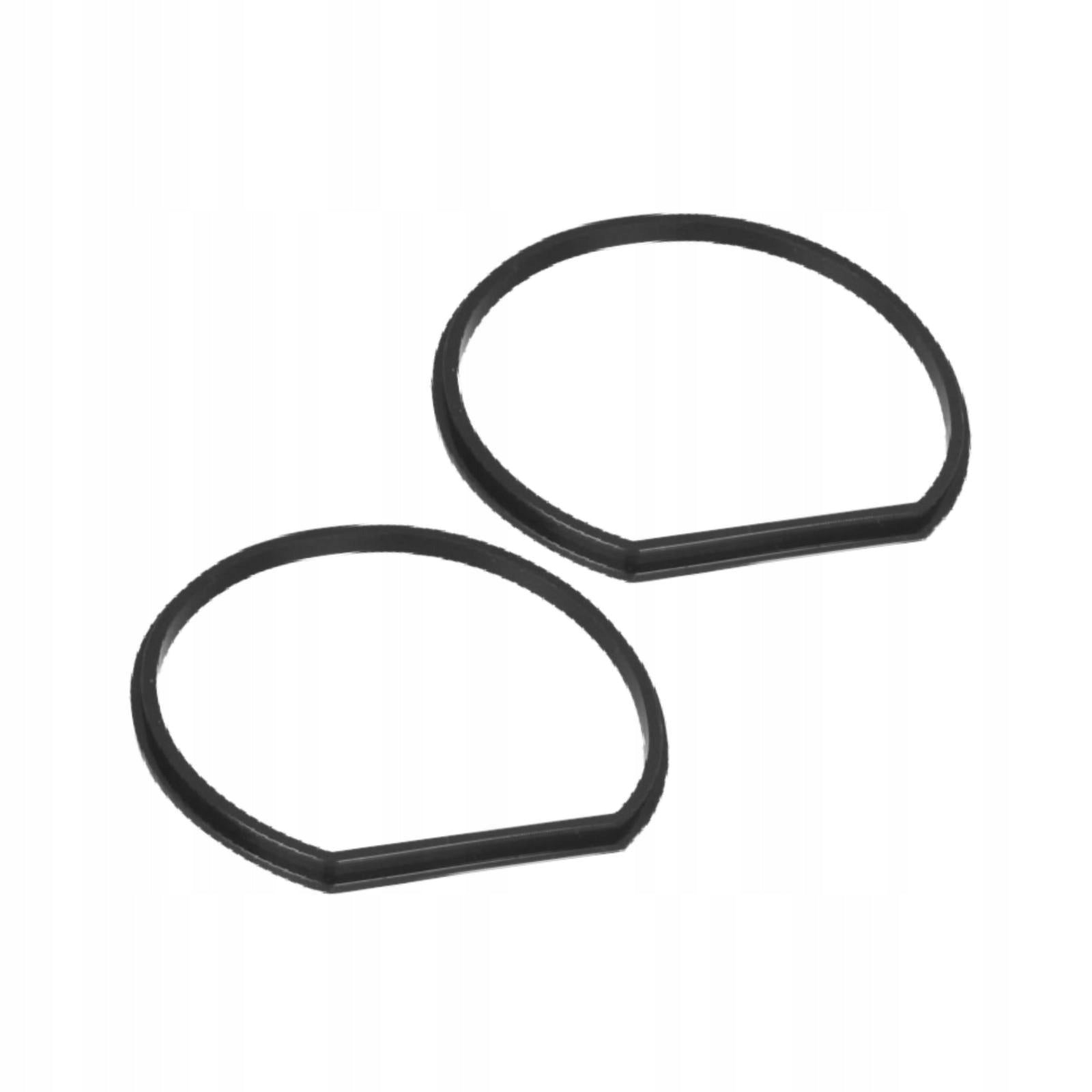 2Pcs Vacuum Canister Gaskets Home Kitchen Spare Canister Missing Seal for Batteries included no