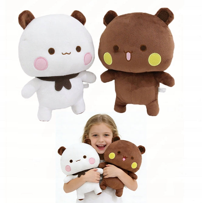 2SZT Bubu I Dudu Pluszowa Panda miś Kawaii ZABAWKA DLA PAR NA PREZENT 22CM