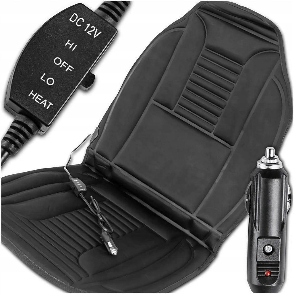 2X 12V HEATED SEAT HEATING MAT WITH REMOTE CONTROL FOR CAR