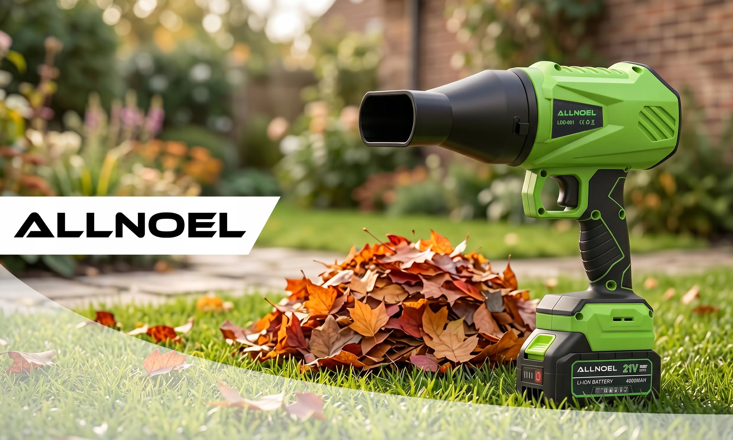 2X 4Ah TURBO CORDLESS ELECTRIC GARDEN BRUSHLESS BLOWER Packaging status original