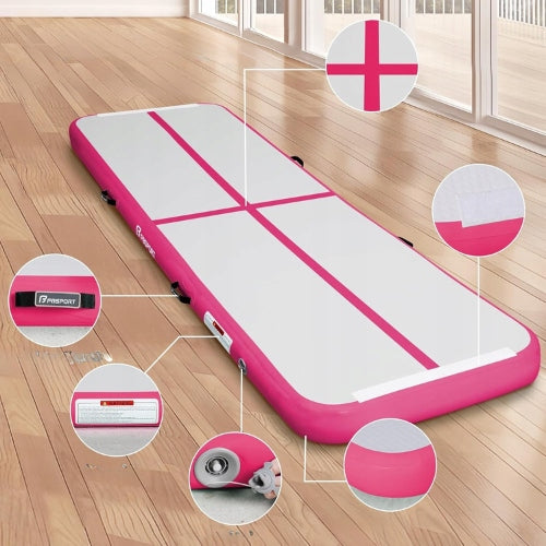 2X Airtrack 3m pink lifting capacity 500 kg path acrobatic gym mat Brand Fbsport