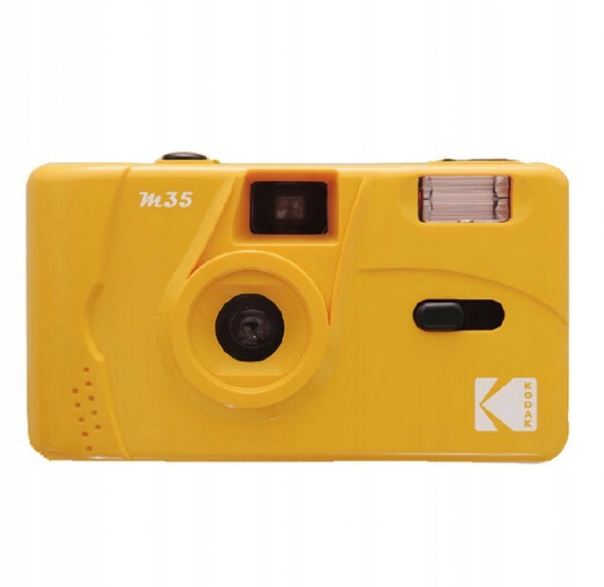 2X Analog camera Kodak M35 on film- yellow