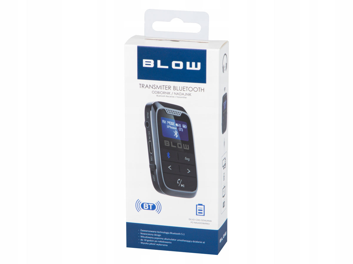2X Bluetooth adapter transmitter/receiver/Aux in / BLOW 74-194 Brand Blow