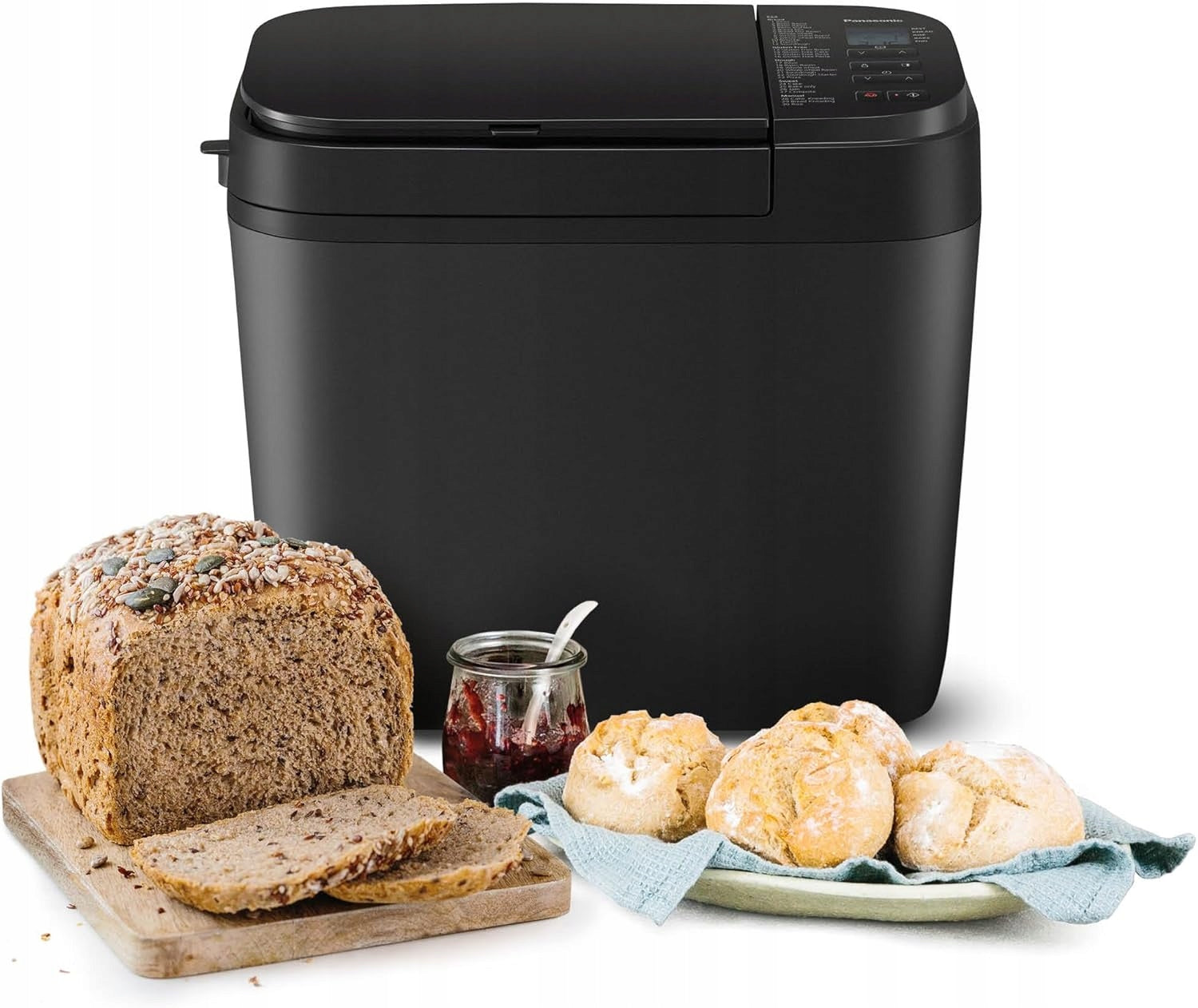 2X Bread maker up to 900 g, 3 bread sizes, 550W, silver Brand no brand