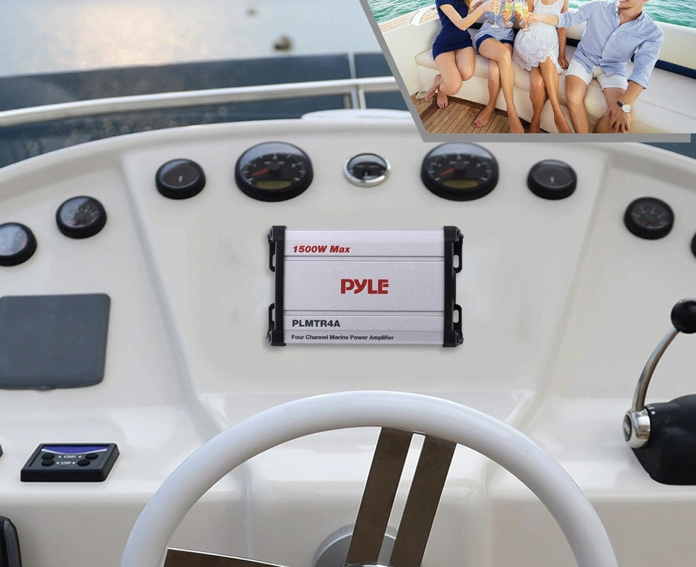2X CAR AMPLIFIER 4 CHANNEL PYLE 1500W Brand Pyle
