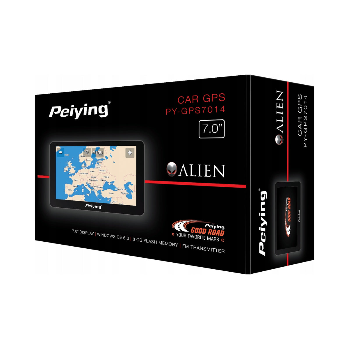 2X Car GPS Navigation with Maps of Europe LCD 7'' Peiying Basic PY-GPS70