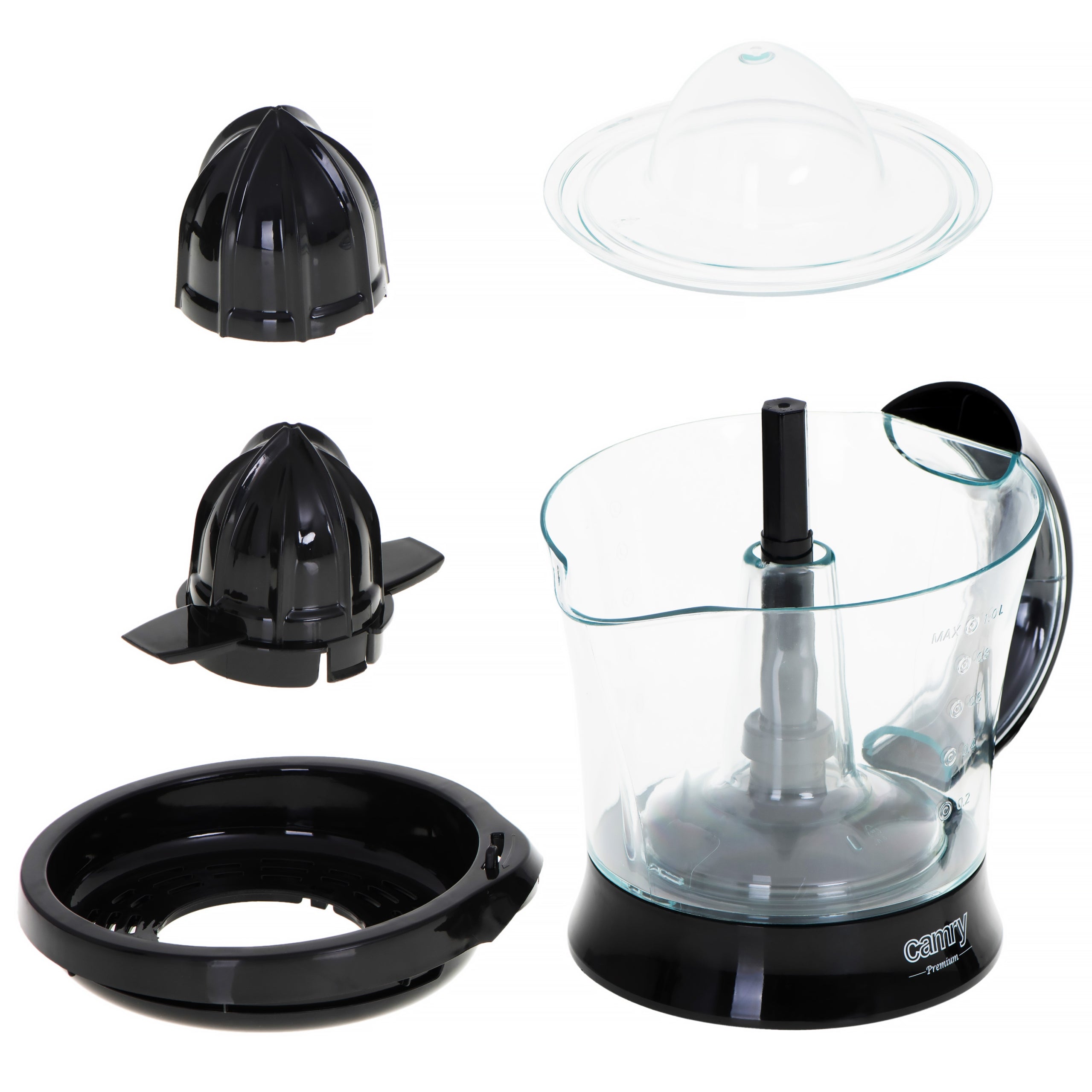 2X Citrus Juicer for Kitchen 60W Two Way 2 Cones 1L Juice Brand Camry