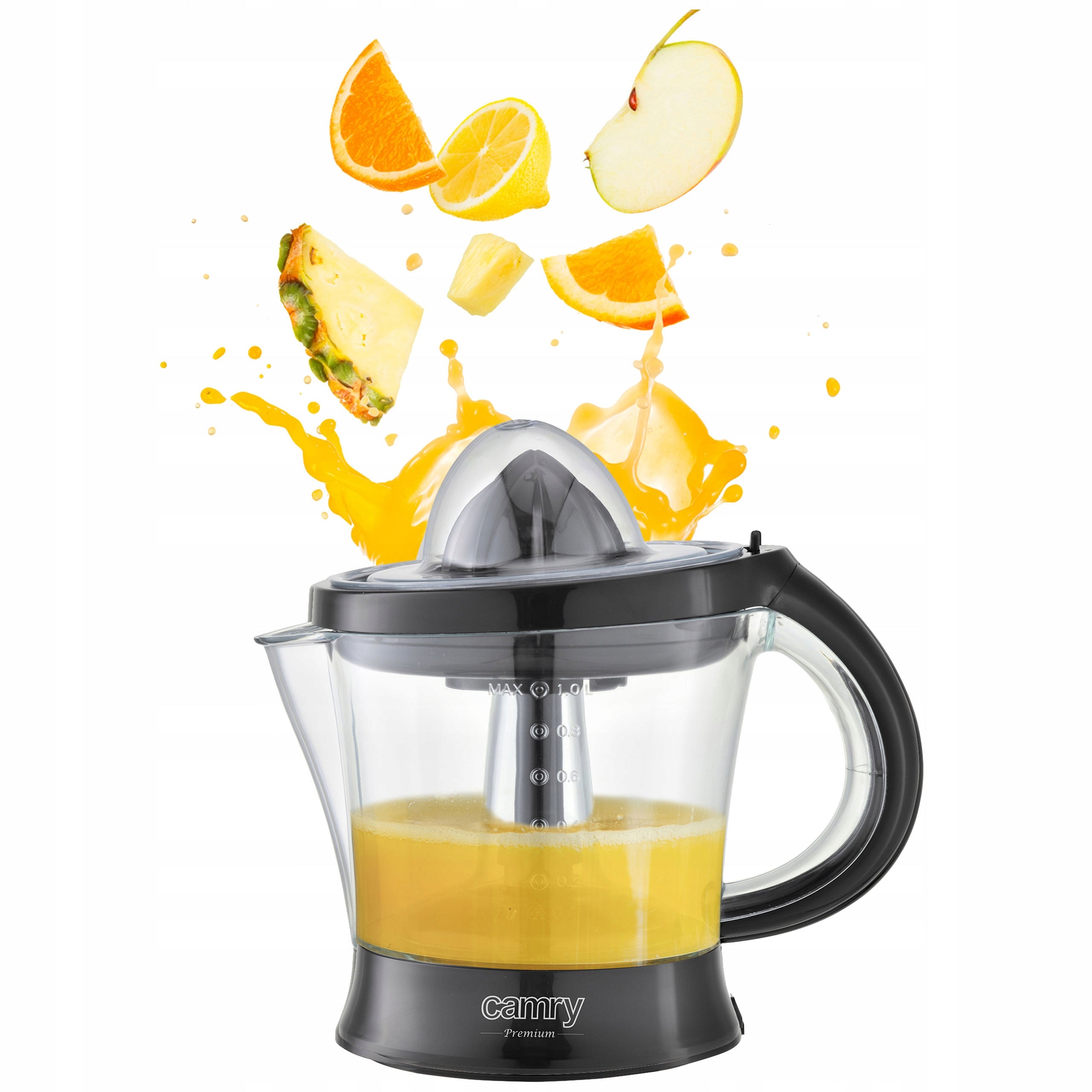 2X Citrus Juicer for Kitchen 60W Two Way 2 Cones 1L Juice Power rating 60 W