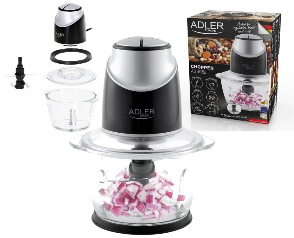 2X ELECTRIC NUT CHOPPER SHREDDER ADLER Dominant color black