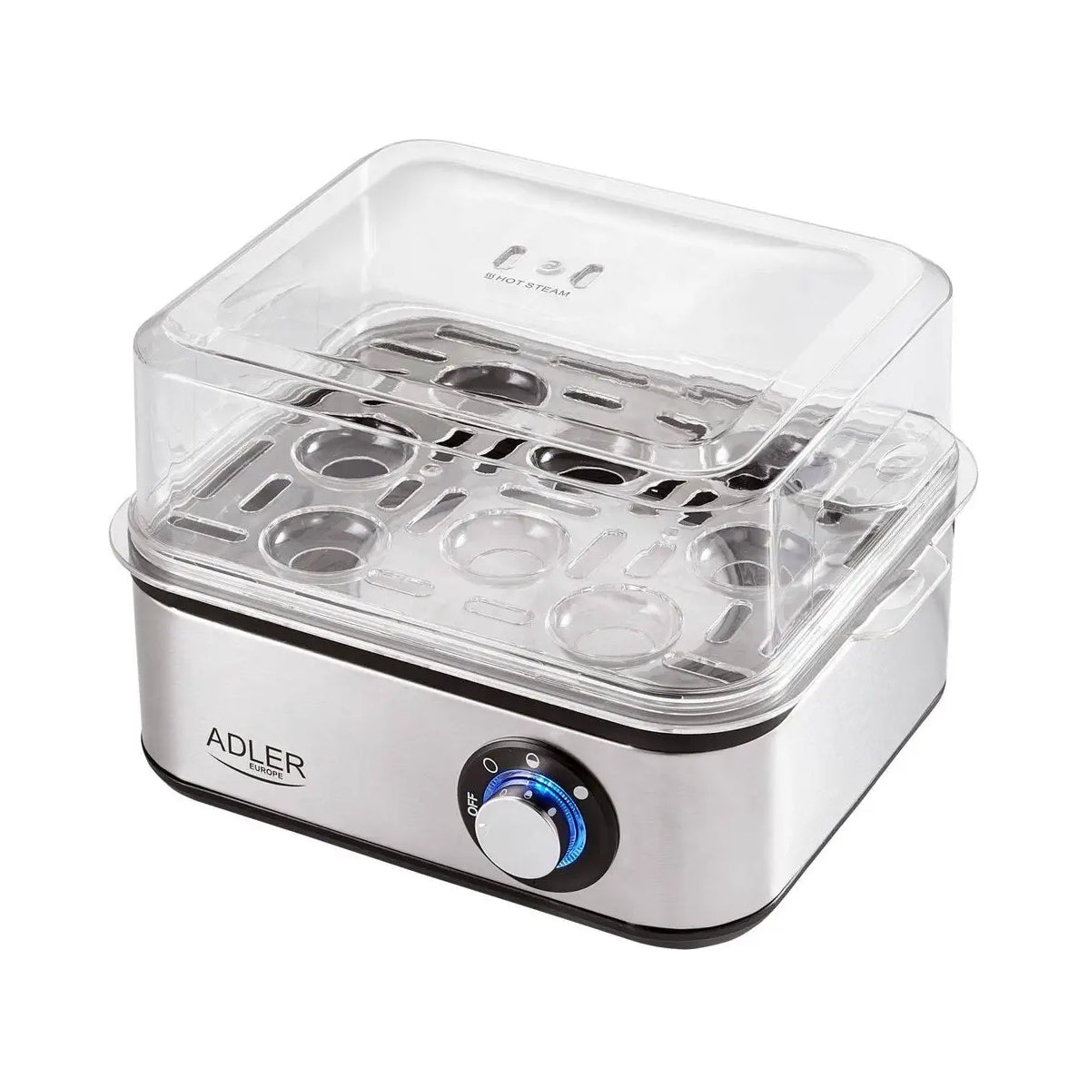 2X Egg Cooker 8 Eggs 3 Degrees Hardness Soft Medium Hard