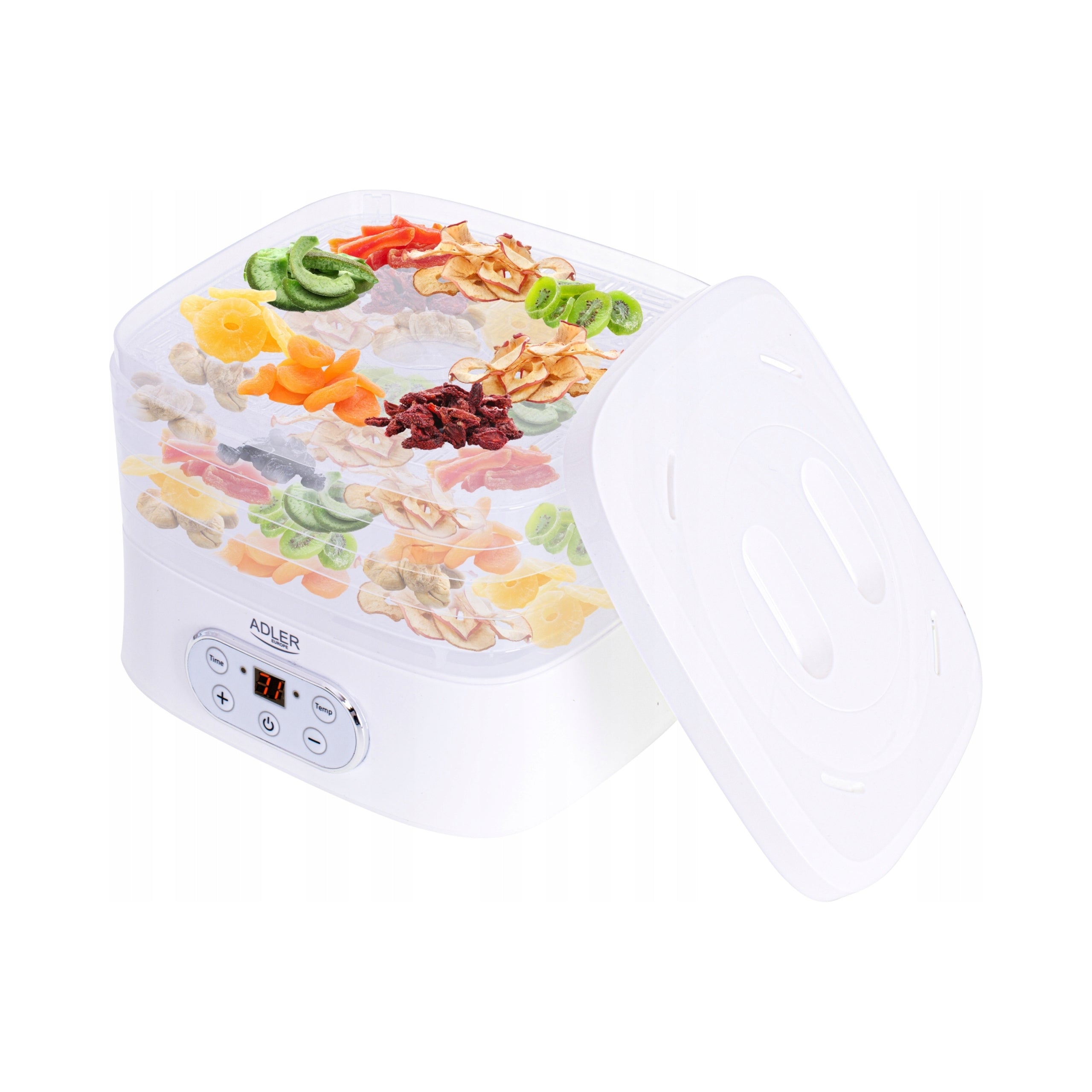 2X FOOD DRYER FOR MUSHROOMS FRUIT VEGETABLES FOOD 5 SIT REGULATION TEM