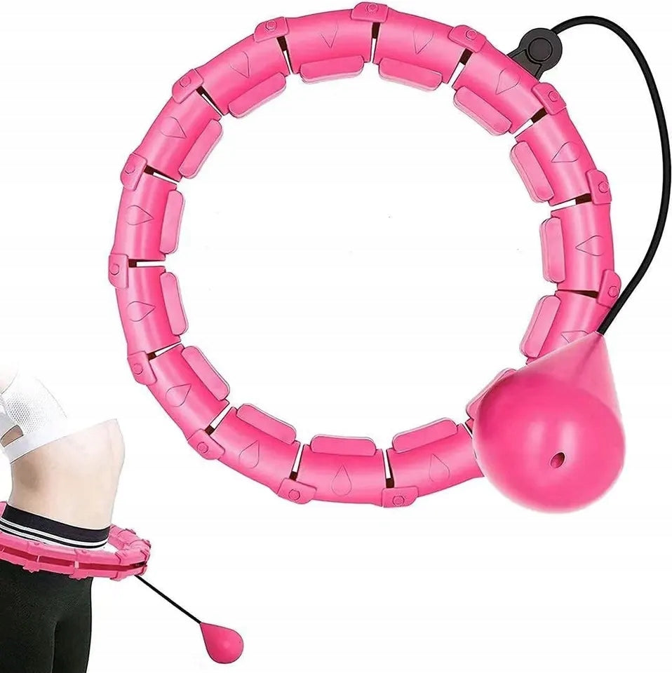2X HULA HOOP WITH WEIGHT SLIMMING WHEEL WITH PROJECTIONS MASSAGER WEIGHT Brand no brand