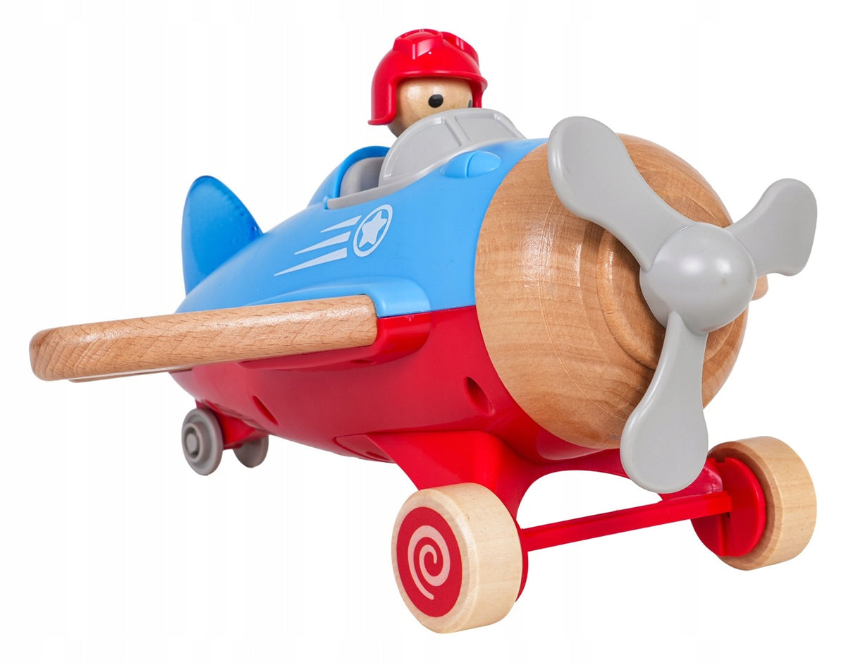 2X Interactive AIRPLANE FOR KIDS Movable Wheels SOUNDS ECO-FRIENDLY Brand Ramiz