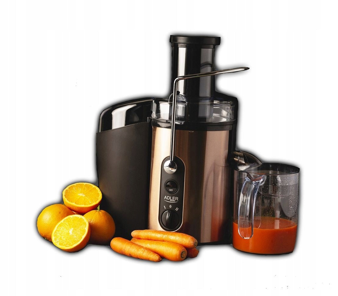 2X JUICER HIGH SPEED VEGETABLE AND VEGETABLE JUICER LARGE HOLE 2000 Dominant color beige/brown