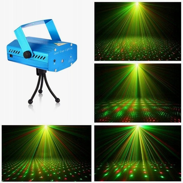 2X LASER PROJECTOR REFLECTOR LED LASER NEW YEAR'S EVE NEW YEAR LED 3D +STA